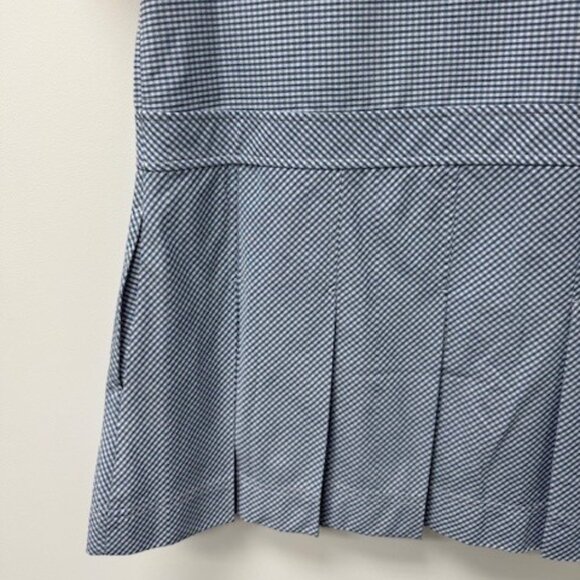 Aligne Blue/White Mini Check Dress | Size 6, NWT - Picture 9 of 9